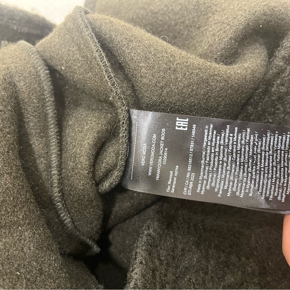 Vero Moda Olive Green Wool Coat - Picture 6 of 8